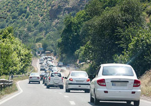 جاده های مازندران بدون ترافیک