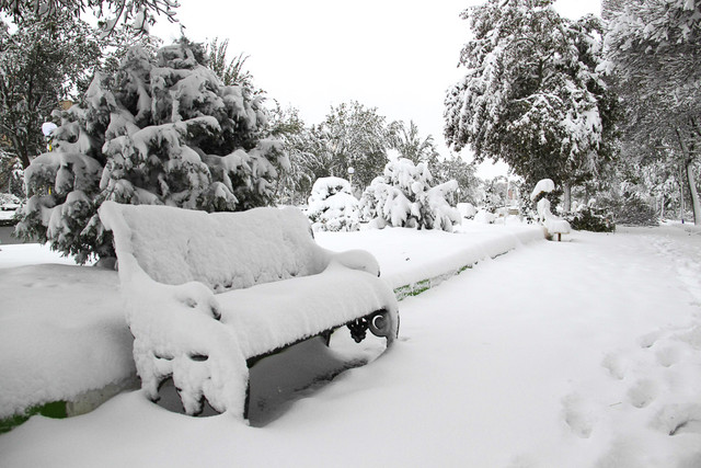 بارش برف در مناطق جنوبی مازندران