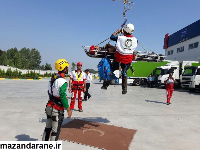 مانور آمادگی در برابر حوادث غیر مترقبه در آمل برگزار شد+ تصاویر