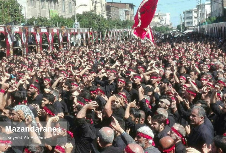 اجتماع بزرگ عزاداران حسینی شهرستان بابل در روز تاسوعا+ تصاویر