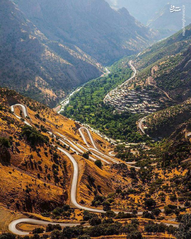 روستای زیبای بُلبَر در دل کوه