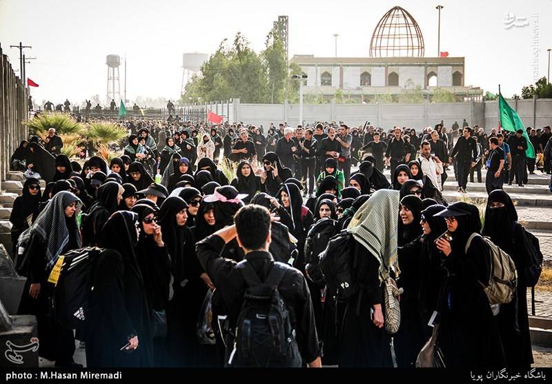 خروج زائران اربعین از مرز مهران