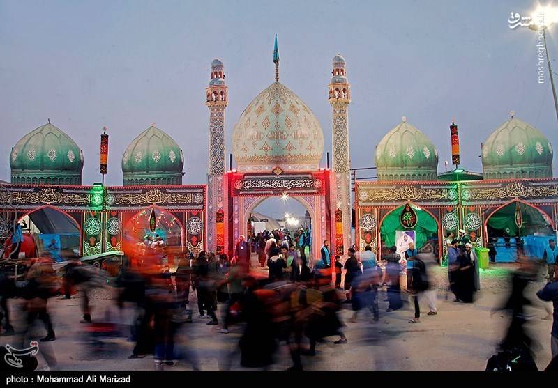 عکس/ موکب زیبای مسجد جمکران