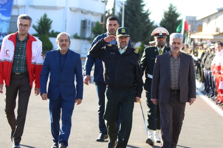 رزمایش مشترک طرح زمستانه پلیس راه مازندران برگزار شد+ تصاویر