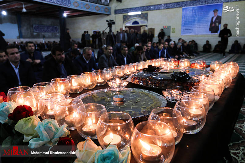 مراسم یادبود جانباختگان هواپیمای یاسوج