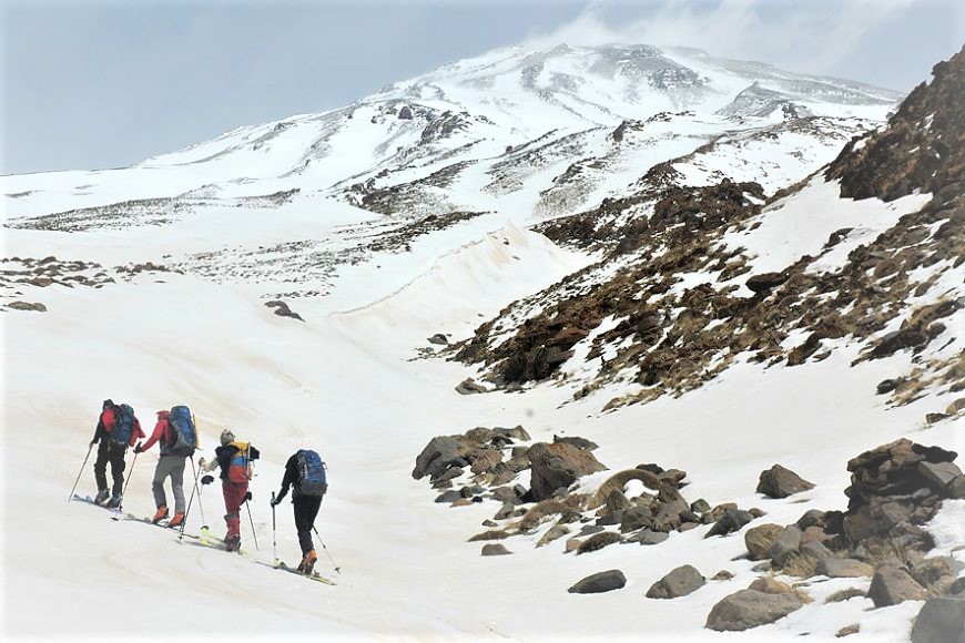 مرگ کوهنورد آملی در قله دماوند