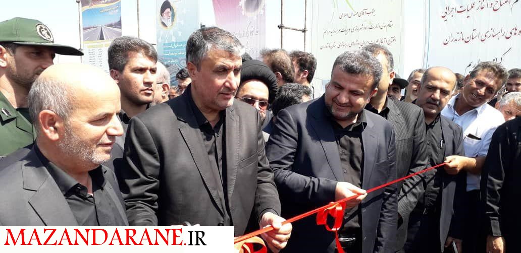 کمربندی شهر ساحلی محمودآباد افتتاح شد+ تصاویر