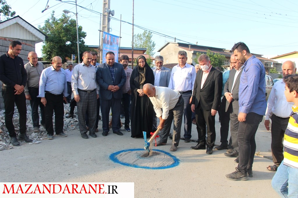 آیین کلنگ زنی طرح هادی روستای مسکون آمل برگزار شد