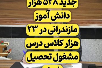 ۵۲۸ هزار دانش آموز راهی مدارس مازندران شدند/ نقطه آغاز تعالی هر کشوری آموزش و پرورش است